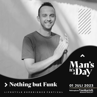 🪩🎵 @nothingbutfunk 🎵🪩

The perfect blend of funky house, disco & classics.

With his energetic and distinctive funky sound and DJ-skills, he sets his mark on every dance floor. Events and venues such as Paaspop, We Are Electric, Solar Weekend, Extrema Belgium, Red Bull Holland, Buro Pinkpop, Versuz Hasselt (BE), Escape Amsterdam, La Rocca Antwerp (BE), Club Penthouse Copenhagen (DK), Club Arteria Bologna (IT) are all on his resume.

 🎟️Tickets www.itsamansday.nl 
🍾 VIP Bottle Service Table send a DM 

#festival #itsamansday #ladiesandgents #highend #maastricht #dreambig #actbold #beyou #mannen #whisky #lounge #vip #biergarten #champagnebar #exclusive #porsche #rolex #experience #dj #edm #house #deephouse #afrohouse #eclectic #vaeshartelt
